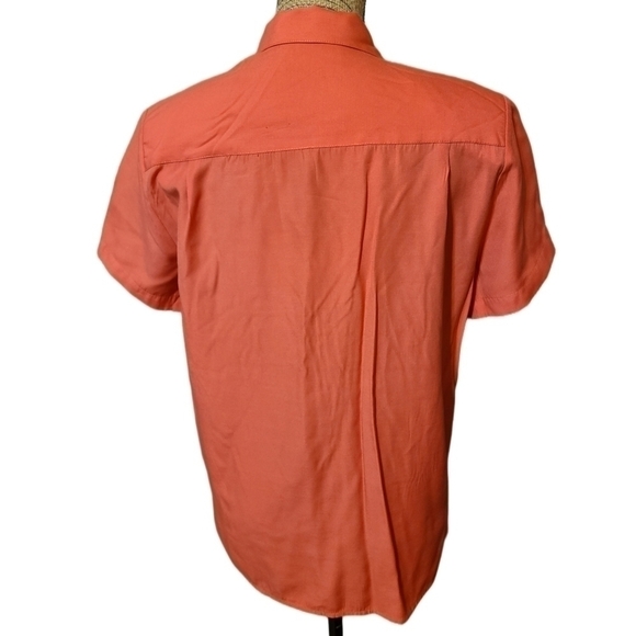 𝅺karen Scott | Pink Short Sleeve Button Down - Picture 2 of 3